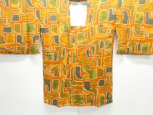 抽象模様道行コート